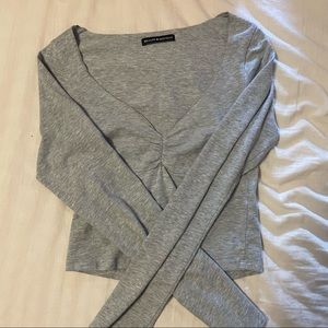 BRANDY MELVILLE GREY GINA TOP